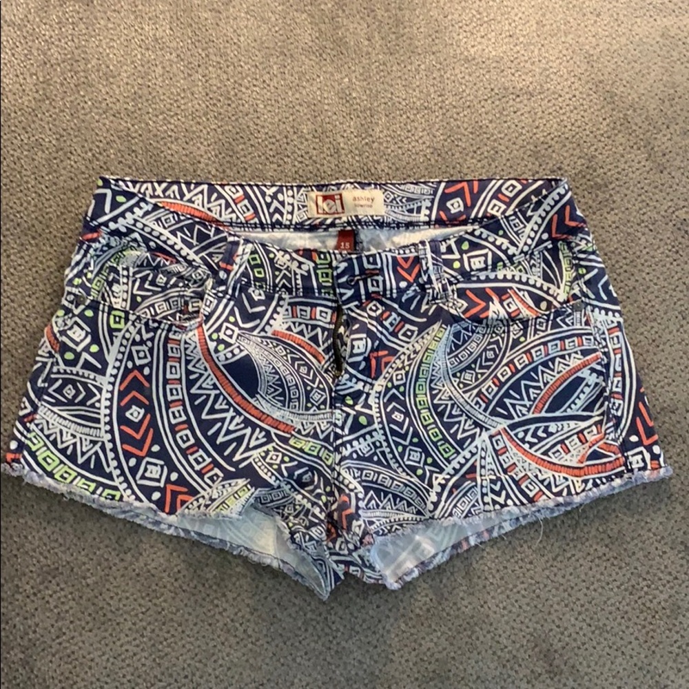 Low Rise Jean Shorts